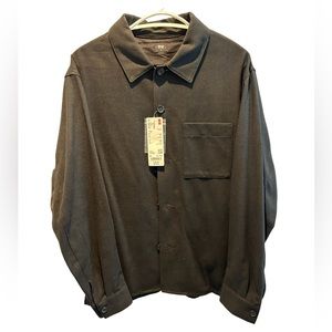 Uniqlo Brushed Twill Long Sleeve Over Shirt